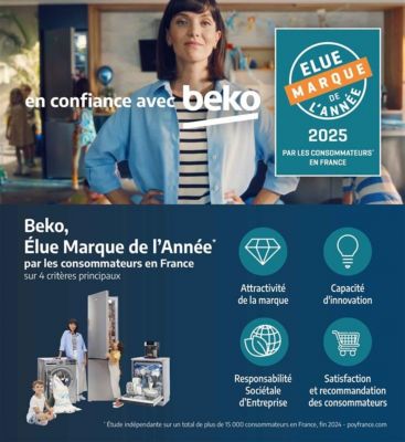 Réfrigérateur encastrable porte réversible Beko BSSA315K4SN 309L blanc