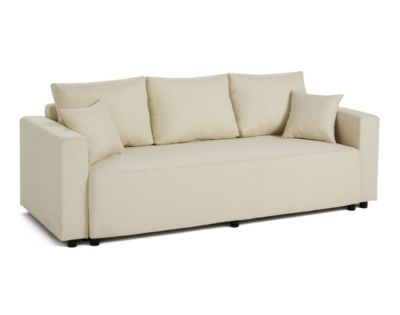 Regala - canapé 3 places - convertible avec coffre - en tissu - Best Mobilier