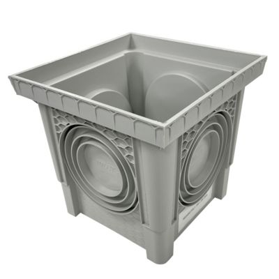 Regard polypropylène gris 400 x 400 Fitt