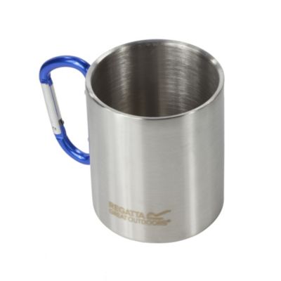 Regatta - Mug en acier avec poignée mousqueton Argent (Taille unique)