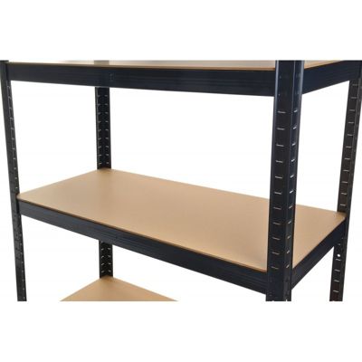 REGIO - Rayonnage industriel en métal - 90x30x180 - 5 étagères - Rayonnage de stockage