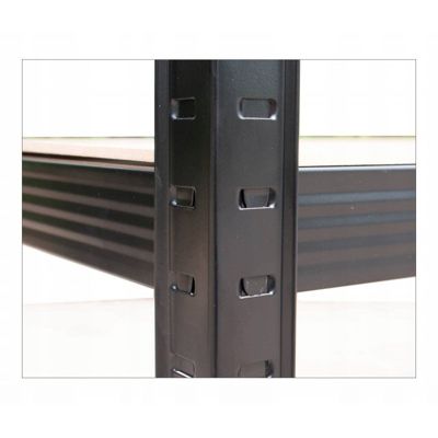 REGIO - Rayonnage industriel en métal - 90x30x180 - 5 étagères - Rayonnage de stockage