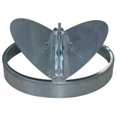 Registre circulaire BR D400 en acier pour diffuseur circulaire ou rectangulaire - ALDES - 11053225