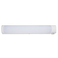 Réglette étanche LED intégrée Diall Enora blanc 8W 35 cm