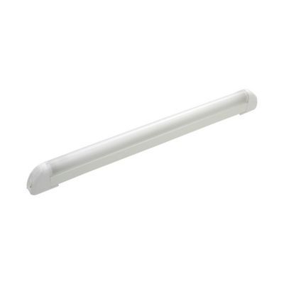 StarLicht Réglette LED 10W Tube Fluo Gris Culina - Éclairage Blanc Chaud Avec Interrupteur