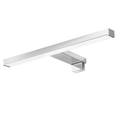 Réglette LED 3 en 1 mur miroir meuble argent IP44 900lm L.30xl.13,6xP.30cm GoodHome Craven