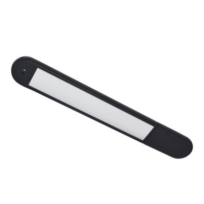 Reglette LED sous meuble sur batterie noir IP20 L.30 x l.4,1 cm