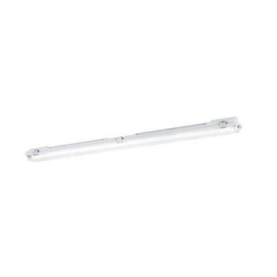 Réglette lumineuse Eco tube blanc G13 18W IP65 L.128,18 x l.6,46 cm Eglo