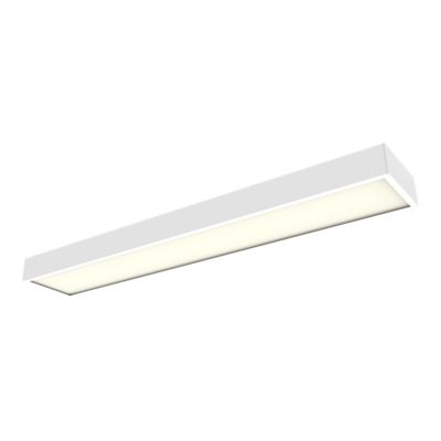 Réglette lumineuse Shipton LED intégrée blanc neutre IP20 1800lm 18W L.60xl.10xH.1cm blanc GoodHome