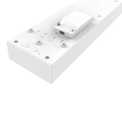Réglette lumineuse Shipton LED intégrée blanc neutre IP20 1800lm 18W L.60xl.10xH.1cm blanc GoodHome