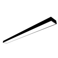 Réglette lumineuse Shipton LED intégrée blanc neutre IP20 1800lm 18W L.60xl.10xH.1cm noir GoodHome
