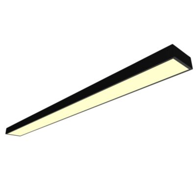 Réglette lumineuse Shipton LED intégrée blanc neutre IP20 3600lm 36W L.120xl.10xH.1cm noir GoodHome