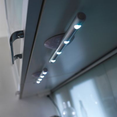 Réglette mobile LED Stixx avec piles et clip de fixation