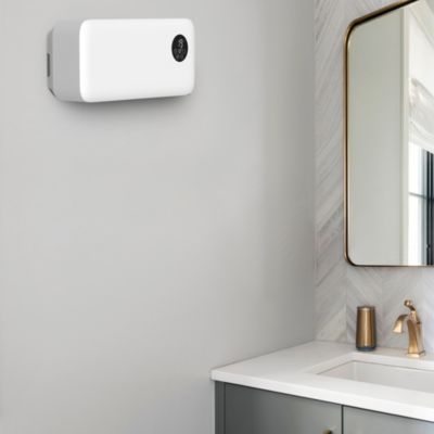 Réglette soufflante murale 2000W avec thermostat numérique et télécommande PTC625E