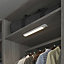Réglette sous meuble Fiennes LED intégrée blanc neutre IP20 120lm 1.9W L.27xl.4,1xH.2cm blanc GoodHome