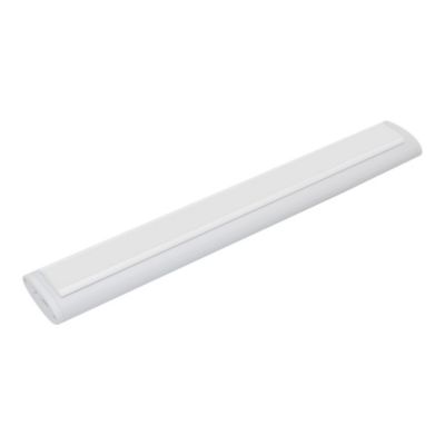 Réglette sous meuble Fiennes LED intégrée blanc neutre IP20 120lm 1.9W L.27xl.4,1xH.2cm blanc GoodHome
