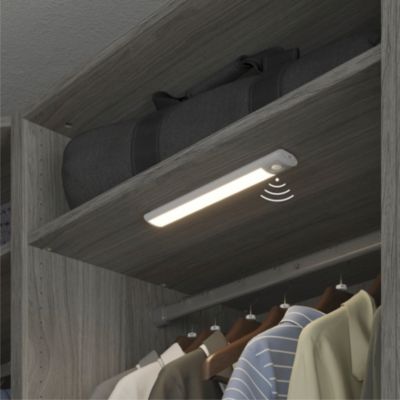 Réglette sous meuble Fiennes LED intégrée blanc neutre IP20 120lm 1.9W L.27xl.4,1xH.2cm blanc GoodHome