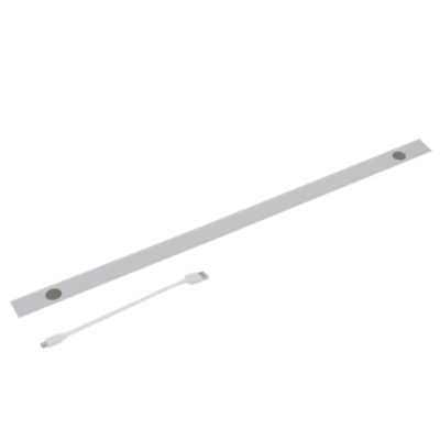 Tablette avec LED integrées de dessous de meuble haut GoodHome Caraway  blanc l. 96,4 cm x L. 31,9 cm x H. 18,2 mm
