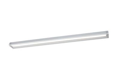 Réglette sous meuble Idonie LED intégrée blanc neutre IP20 1100lm dimmable 9W l.55,9xL.2,5xH.6,2cm métal et plastique chrome GoodHome