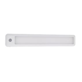 Réglette sous meuble Mangalia LED intégrée blanc neutre IP20 120lm 2.3W L.27xl.4,7cm blanc Goodhome