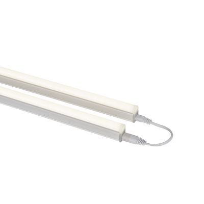 Réglette sous meuble Periera LED intégrée blanc neutre IP20 450lm 4W L.31xl.2,4cm blanc GoodHome