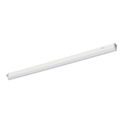 Réglette sous meuble Periera LED intégrée blanc neutre IP20 900lm 8W L.56xl.2,4cm blanc GoodHome