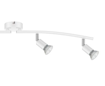 Réglette spot 4 lumières GU10 7W Sasha blanc L.78 x L.9 x H.14.5 cm