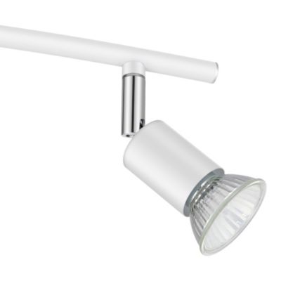 Réglette spot 4 lumières GU10 7W Sasha blanc L.78 x L.9 x H.14.5 cm