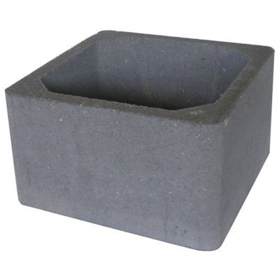 Réhausse de regard en béton 25 x 25 cm