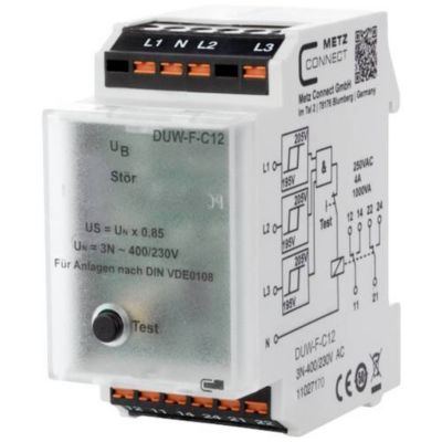 Relais de surveillance DUW-F-C12 230 V/AC, 2 inverseurs, montage rail ...