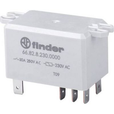 Relais enfichable 2 inverseurs 230 V AC 30 A - 66.82.8.230.1000
