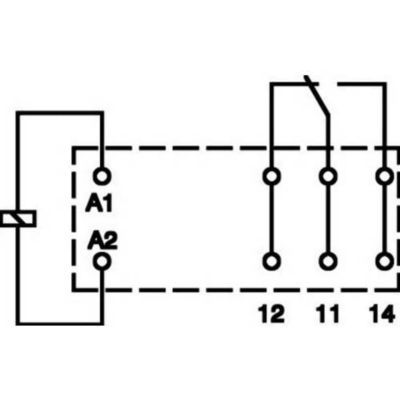 Relais imprimé miniature REL-MR-110DC/21-21 110 V DC, 2 inverseurs, 8 A