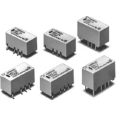 Relais PCB G6S-2-Y-DC12 12 V DC, DPDT 2 A, montage traversant