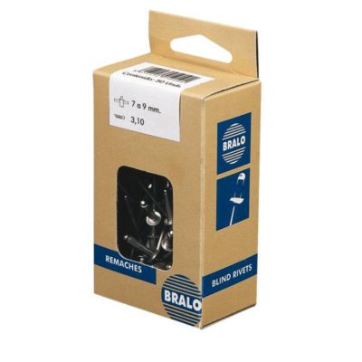 Remache aluminio BRALO cabeza ancha-4,8x10mm