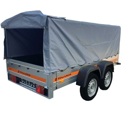Remorque bâchée basculante double essieu TEMA 263X125cm ECO2612/2 KIPP