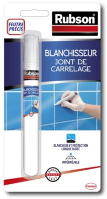 Rénov joint de carrelage Rubson feutre blanc 7ml