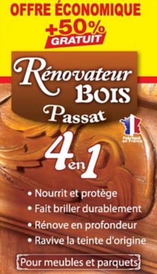 Passat - Rénovateur Bois - 500ml - Matériel de pose, produits d'entretien -  Rue du Commerce