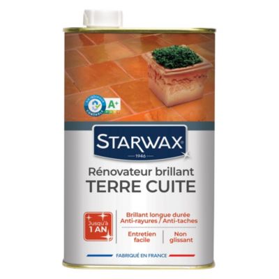 Rénovateur brillant protecteur tomettes et terres cuites Starwax 1L