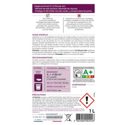 Rénovateur brillant Star longue durée tous sols intérieurs Starwax 1L