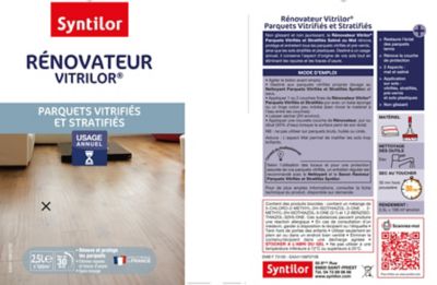 Rénovateur parquets vitrifiés Syntilor Virtilor 2,5L