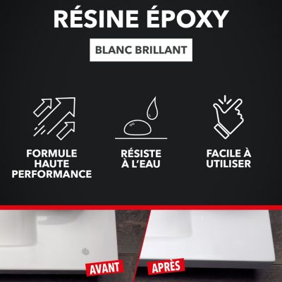Répare faïence, émail, céramique SintoMatériaux blanc 30g