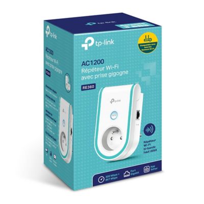Répéteur WiFi AC1200 avec prise intégrée TP-Link