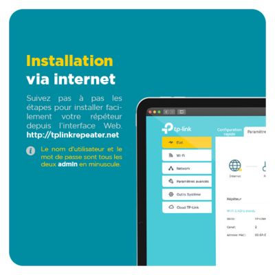 Répéteur WiFi AC1200 avec prise intégrée TP-Link