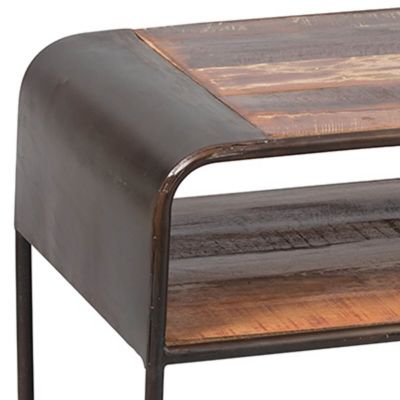 REPLAY - Table Basse Rectangulaire Aspect Vieilli