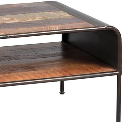 REPLAY - Table Basse Rectangulaire Aspect Vieilli