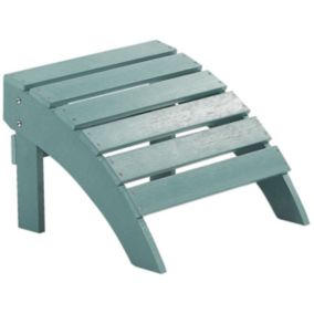 Repose-pied Bois d'ingénierie Turquoise ADIRONDACK