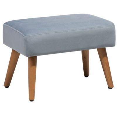 Repose-pied TAKOMA Velours Gris