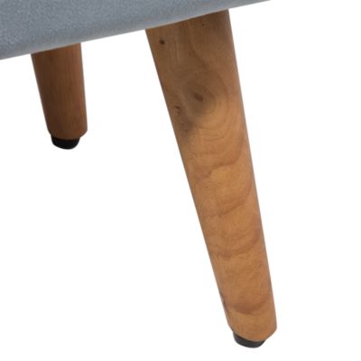 Repose-pied TAKOMA Velours Gris
