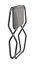 Repose-pieds Lafuma Next coloris terre, l.66 xH.35 cm