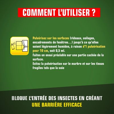 Repouss'insectes barrière contre volants et rampants Kapo vert 1L
